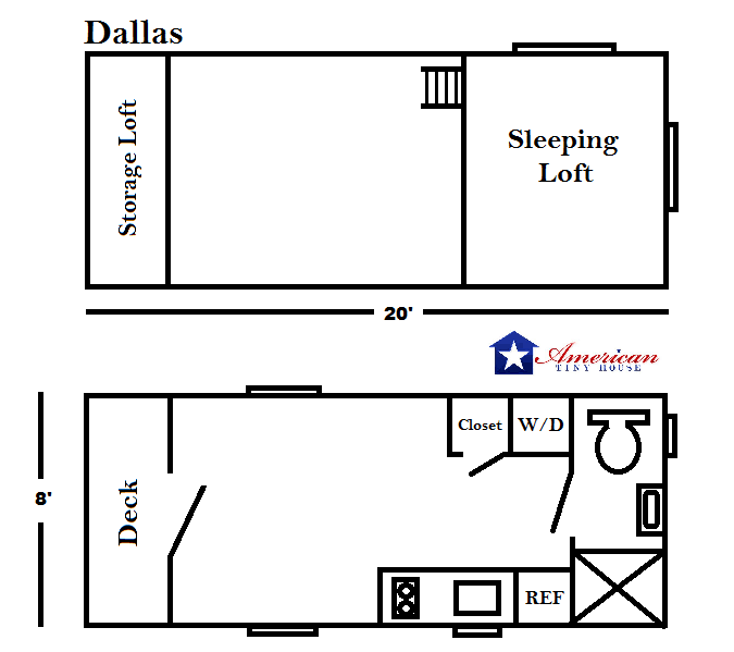 The 20′ Dallas American Tiny House thumbnail 2
