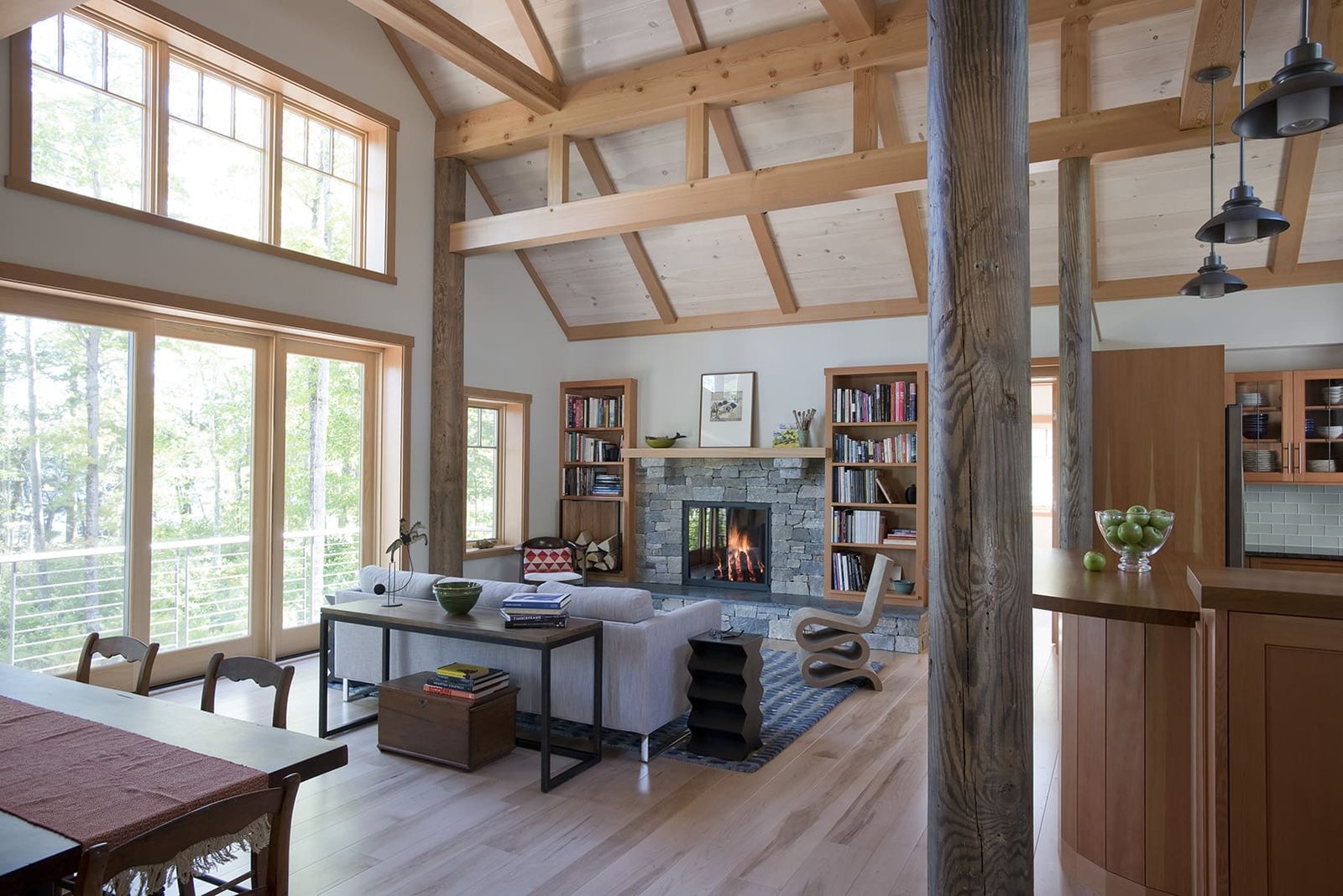 Contemporary Timberframe photo 1