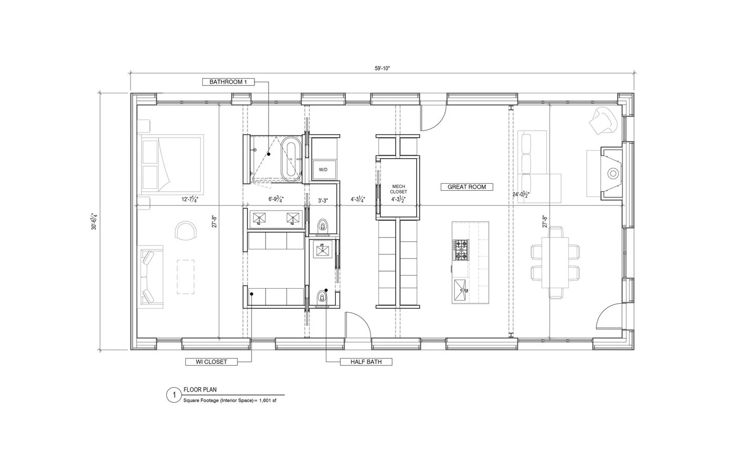1 Bedroom 1.5 Bath w/ Luxe Suite B thumbnail 2