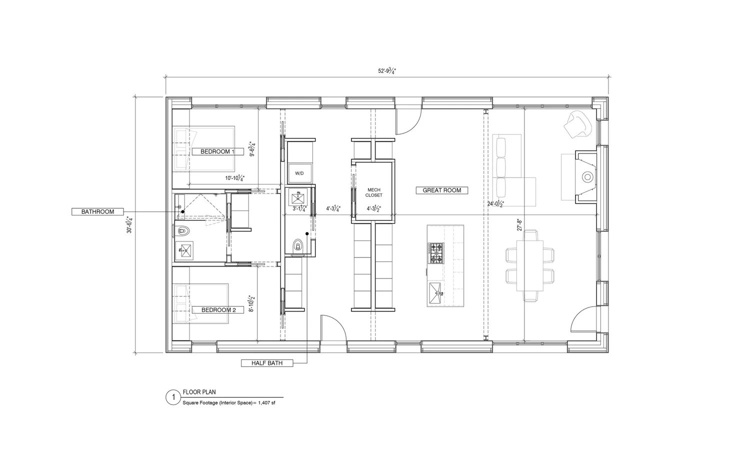 2 Bedroom 1.5 Bath B thumbnail 2