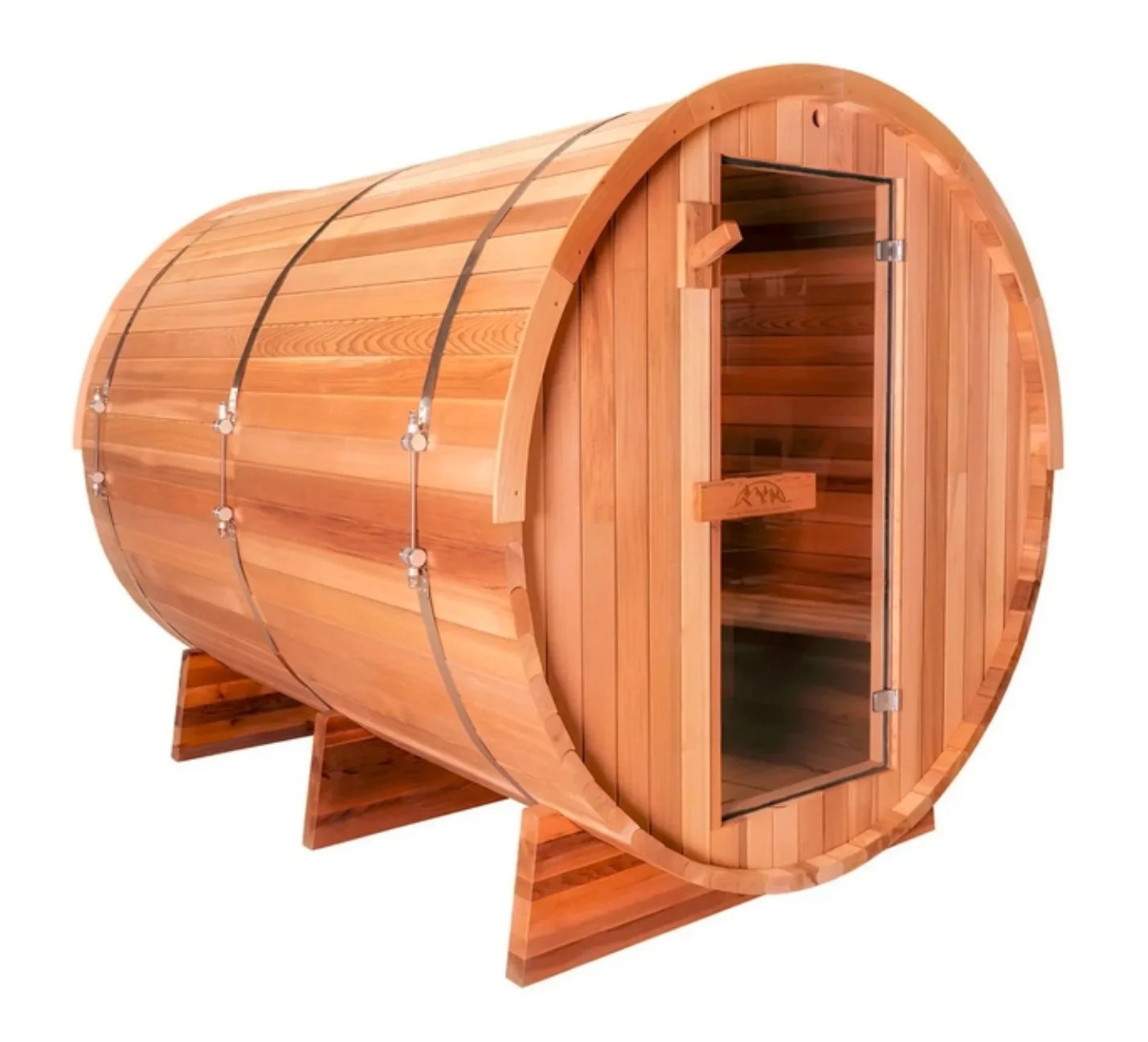 6’ RED Cedar Barrel Sauna photo 1