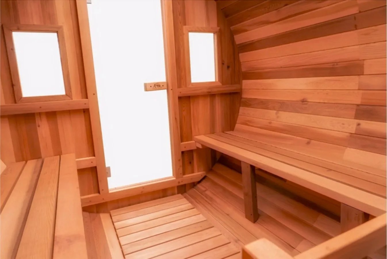 6’ RED Cedar Barrel Sauna thumbnail 5