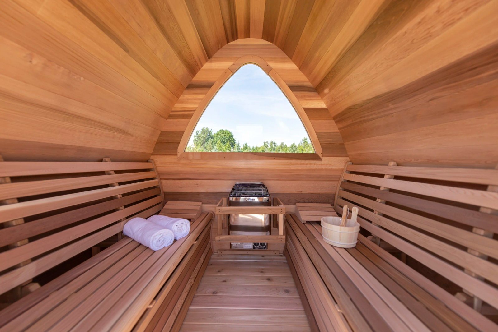 7’ Red Cedar pOD Sauna thumbnail 3