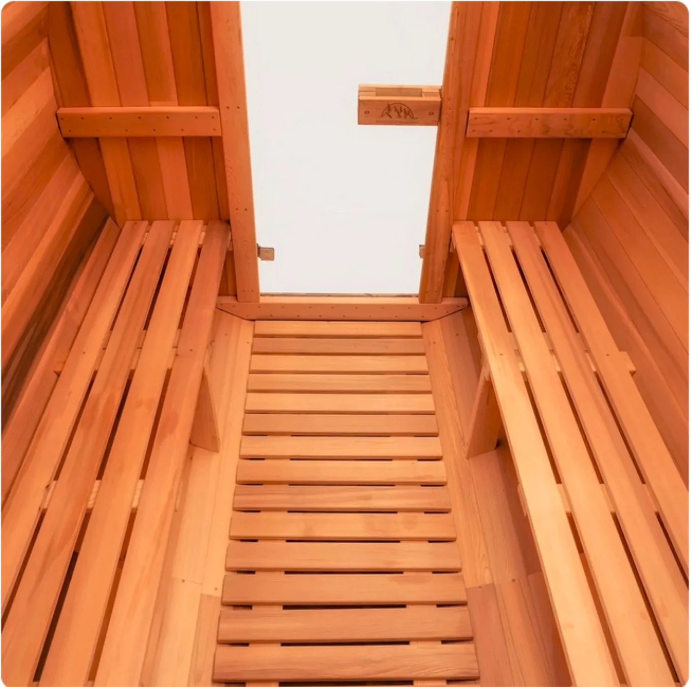 8’ RED Cedar Barrel Sauna thumbnail 2