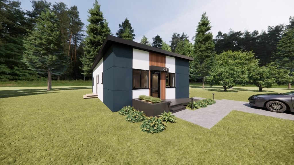 2 Bedroom Barrier Free Wood Modular Home thumbnail 2