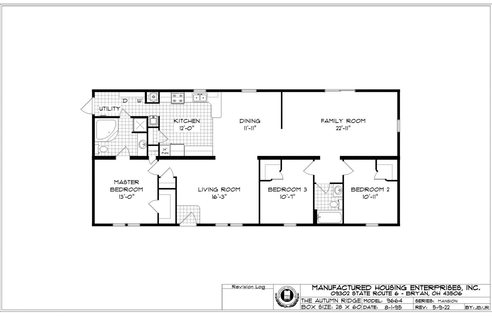 Autumn Ridge Ranch Double Wide Mobile Home – 28 x 60 photo 1