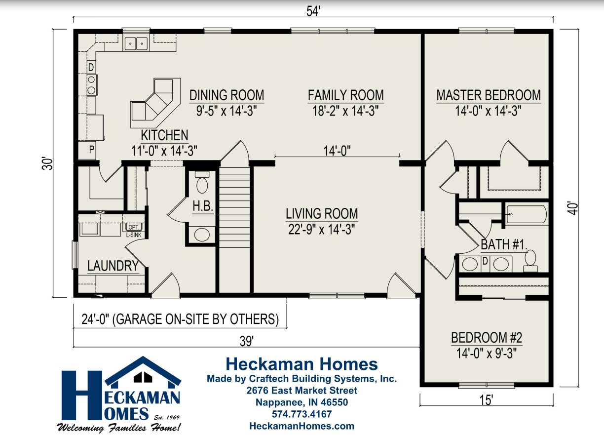 Craftsman II Ranch Modular Home thumbnail 2