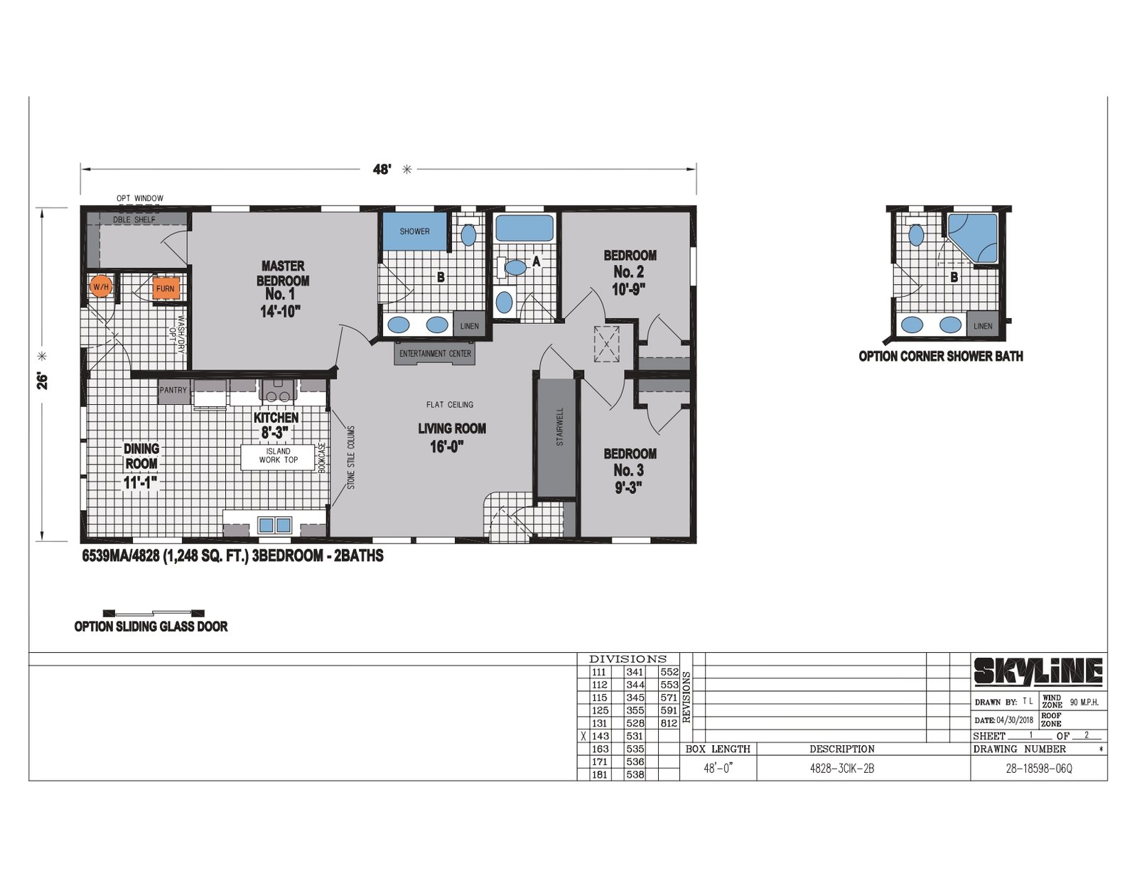 Hillcrest 6539 Ranch Modular Home thumbnail 2