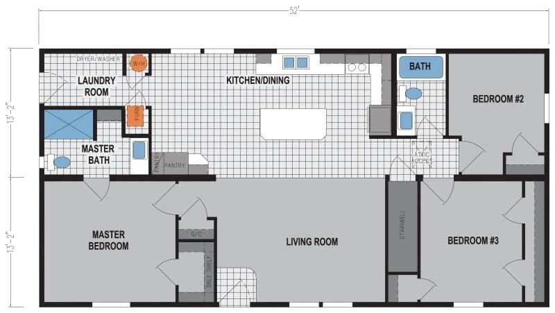 Hillcrest 7712 Ranch Modular Home photo 1