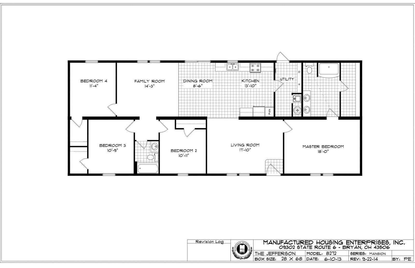 Jefferson Ranch Double Wide Mobile Home – 28 x 68 photo 1