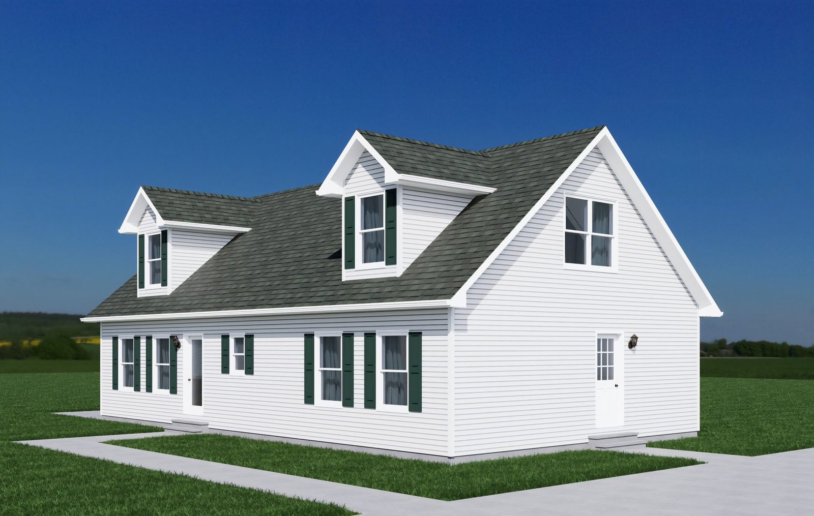 Lakeside Cape Cod Modular Home (Unfinished 2nd Floor) photo 1