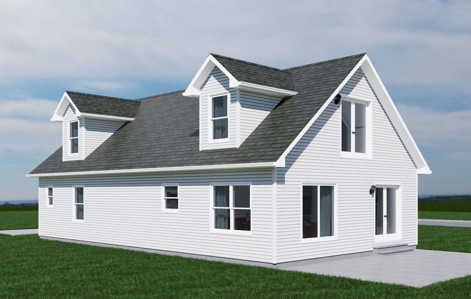 Lakeside Cape Cod Modular Home (Unfinished 2nd Floor) thumbnail 2