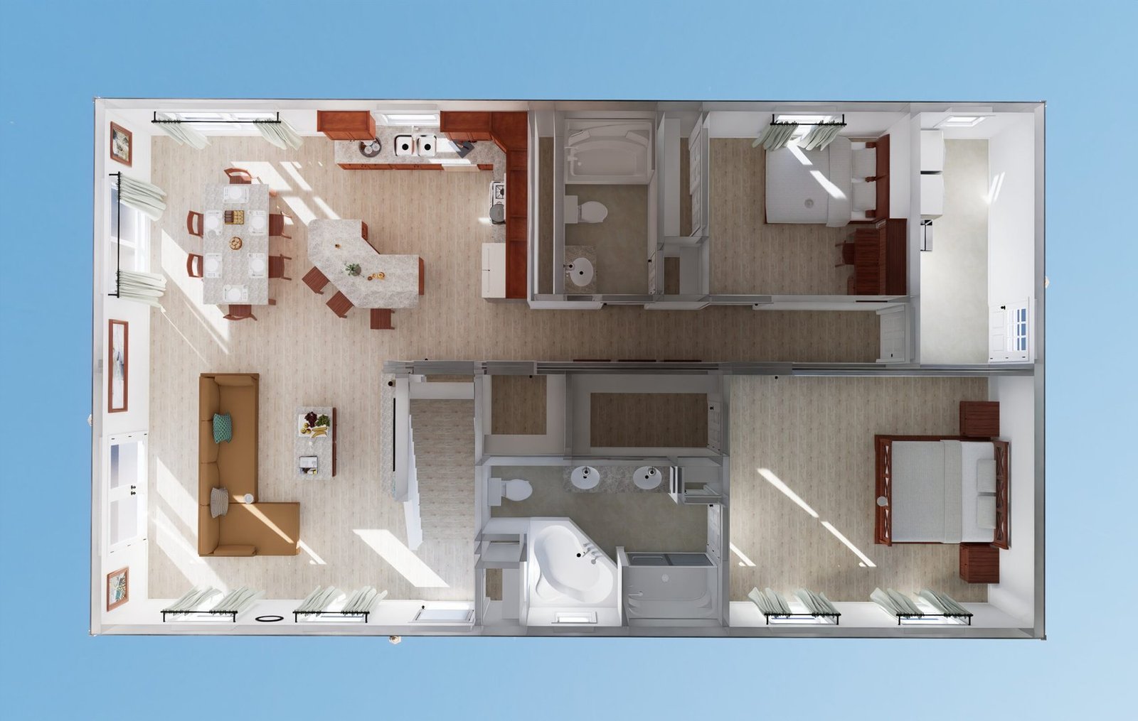 Lakeside Cape Cod Modular Home (Unfinished 2nd Floor) thumbnail 7