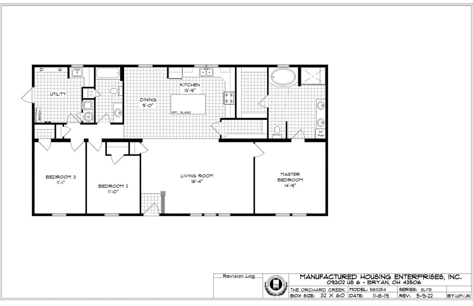 Orchard Creek Ranch Double Wide Mobile Home – 32 x 60 photo 1