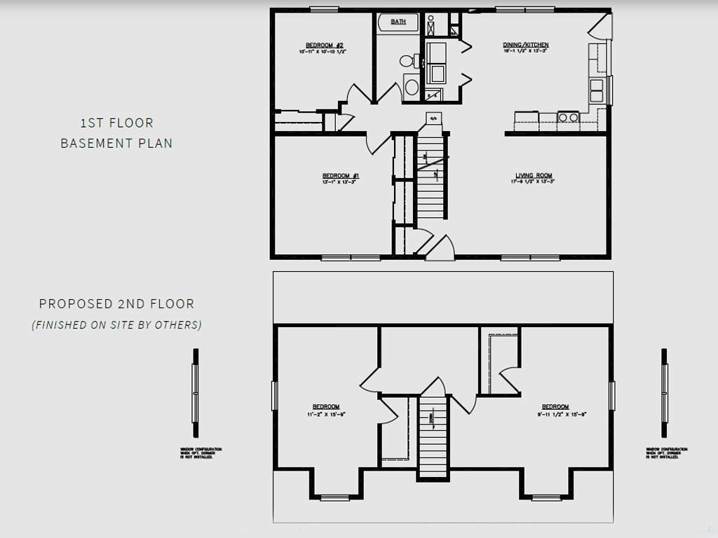Pembrooke Cape Cod Modular Home (Unfinished 2nd Floor) thumbnail 2