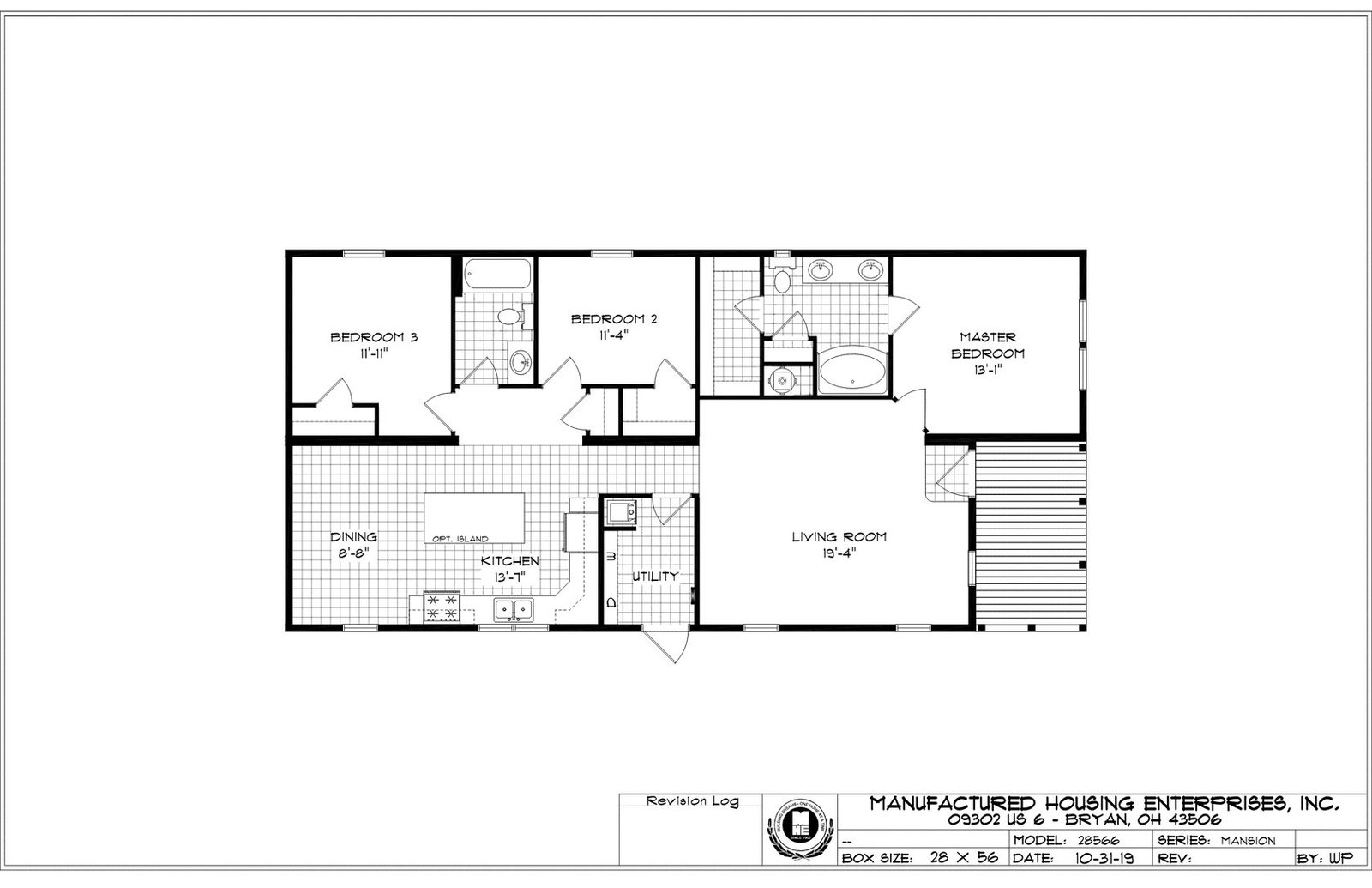 Sherwood Ranch Double Wide Mobile Home – 28 x 56 photo 1
